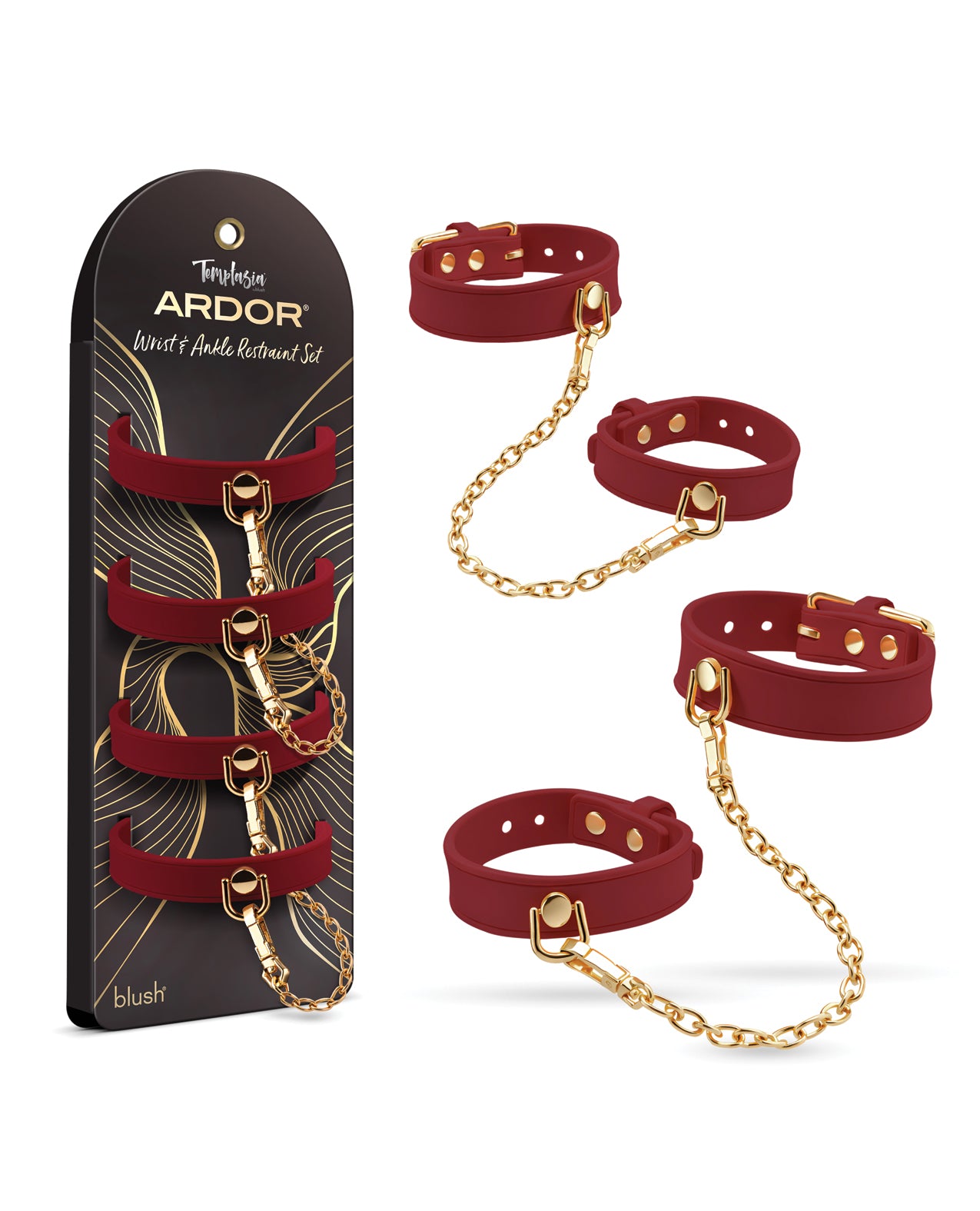 Blush Temptasia Ardor Wrist & Ankle Restraints