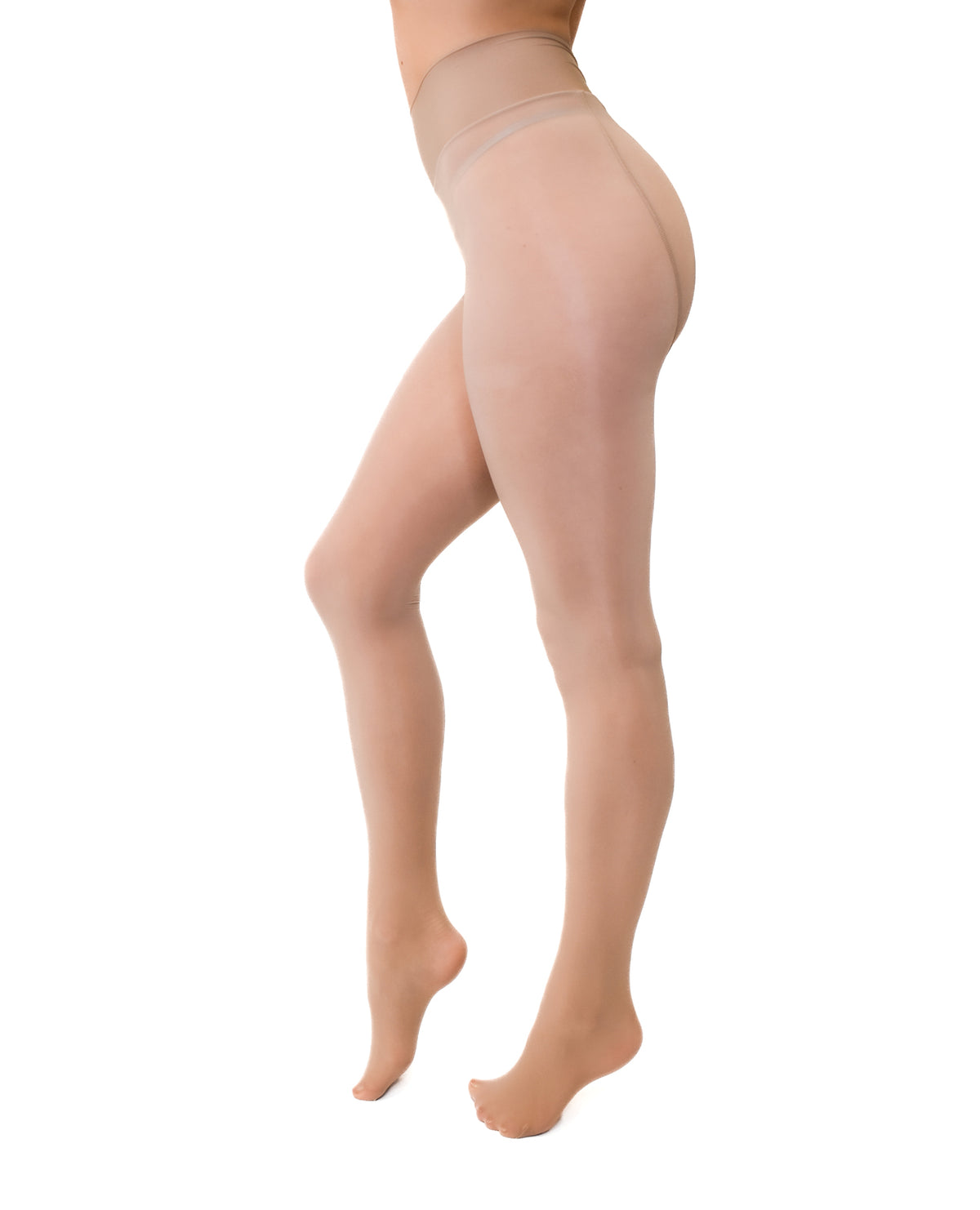 Kix'ies Strong & Silky Nude Tights - Nude