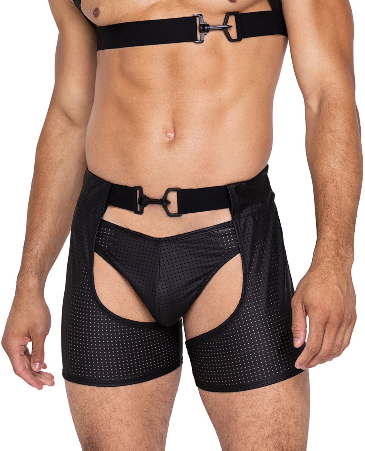 Master Chaps with Rear Cut Out - Black - Black Medium