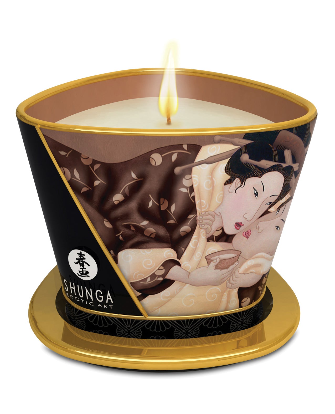 Shunga Excitation Massage Candle - Intoxicating Chocolate