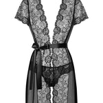 An additional view of the Alluria black robe