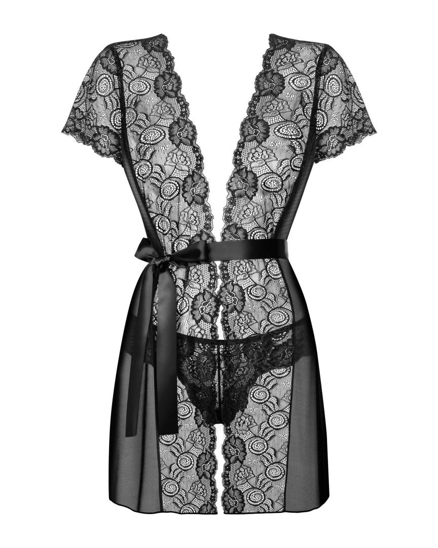 An additional view of the Alluria black robe