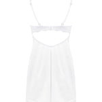 The Amor Blanco white lace chemise and thong, seen from a different angle