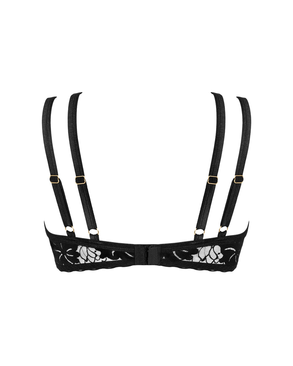 One more view of the Arienna black mesh bra