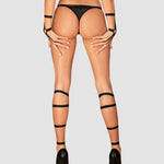 The Armares black leg harness, seen from a different angle