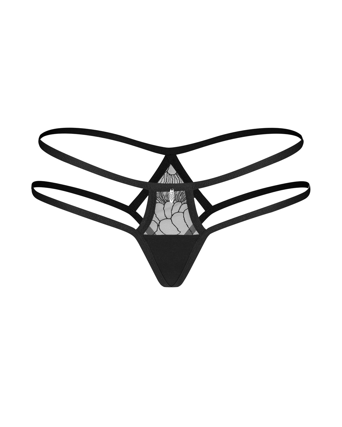 One more view of the Arrowel black lace panties