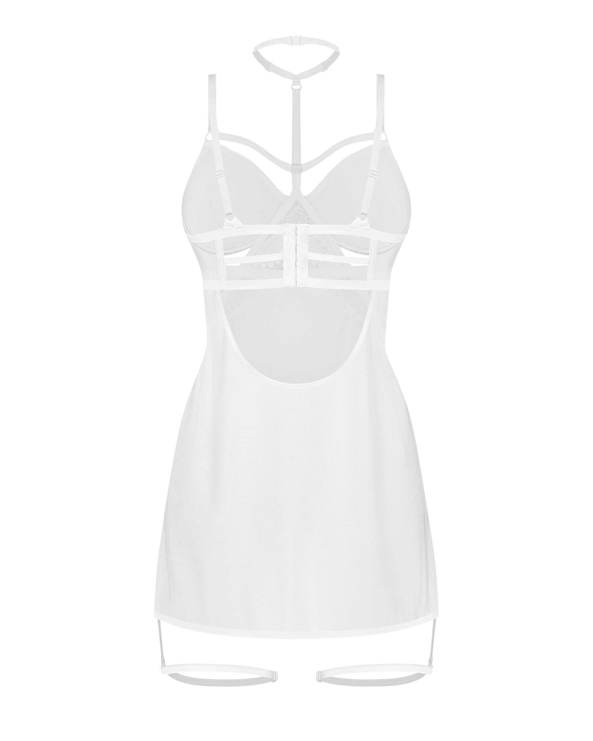 A further look at the Arrowel white sheer chemise