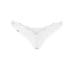 The Arrowel white translucent crotchless thong, seen from a different angle