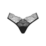 The Bella Rou black embroidered tulle panties in an additional gallery image
