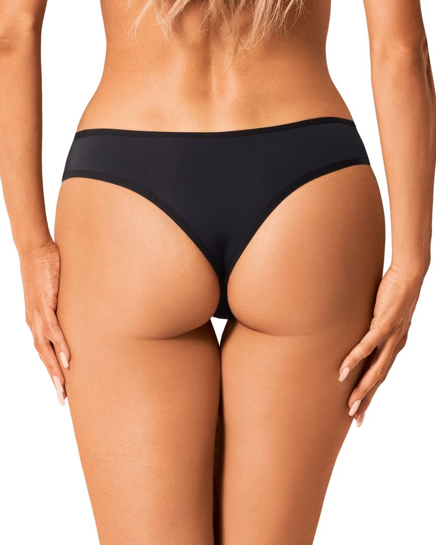 One more view of the Bella Rou black embroidered tulle panties