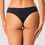 A supplementary image of the Bella Rou black embroidered tulle panties