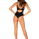 The Bellastia black teddy seen from another angle