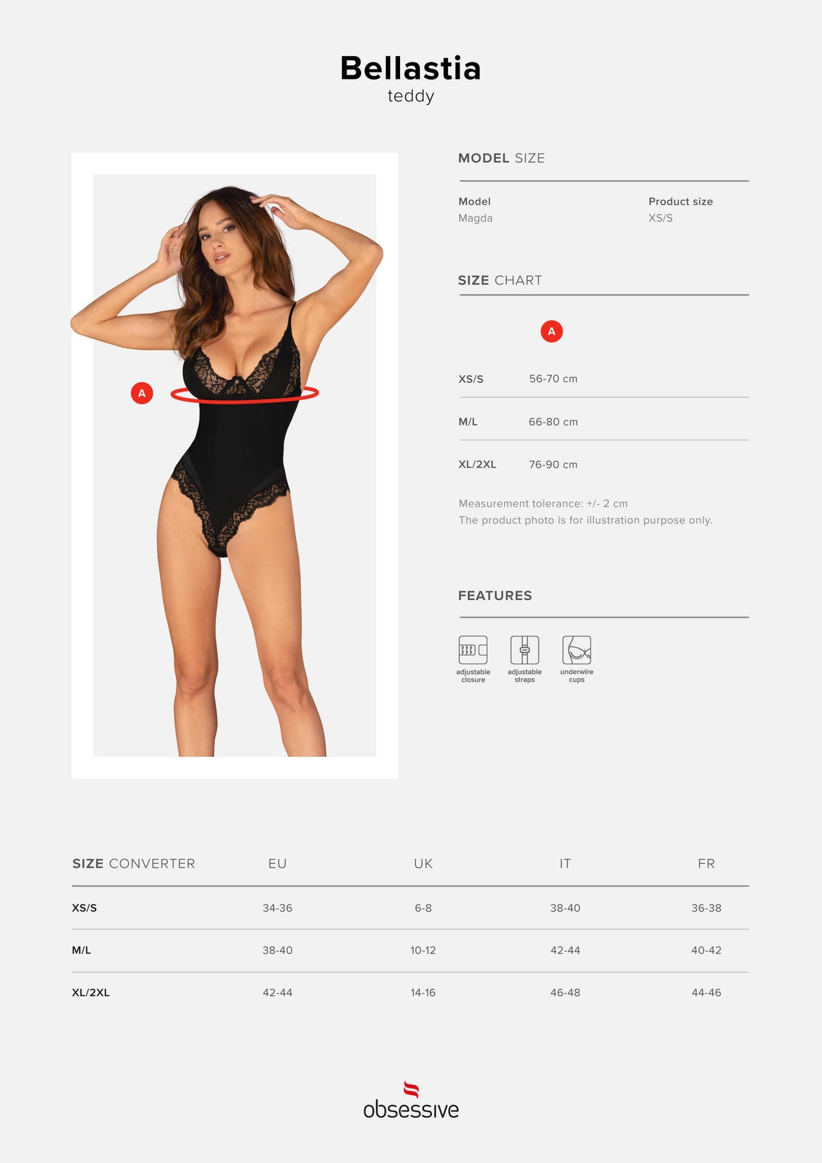 One more view of the Bellastia black teddy