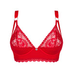 The Belovya red underwired bra in an additional gallery image