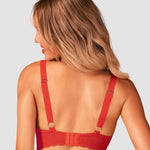 One more view of the Belovya red underwired bra