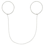 The Bijou 907 silver jewelry handcuffs seen from another angle