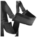 Black 360 degree sex swing with torsion spring and link chain, additional view