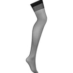 One more view of the black back seam stockings