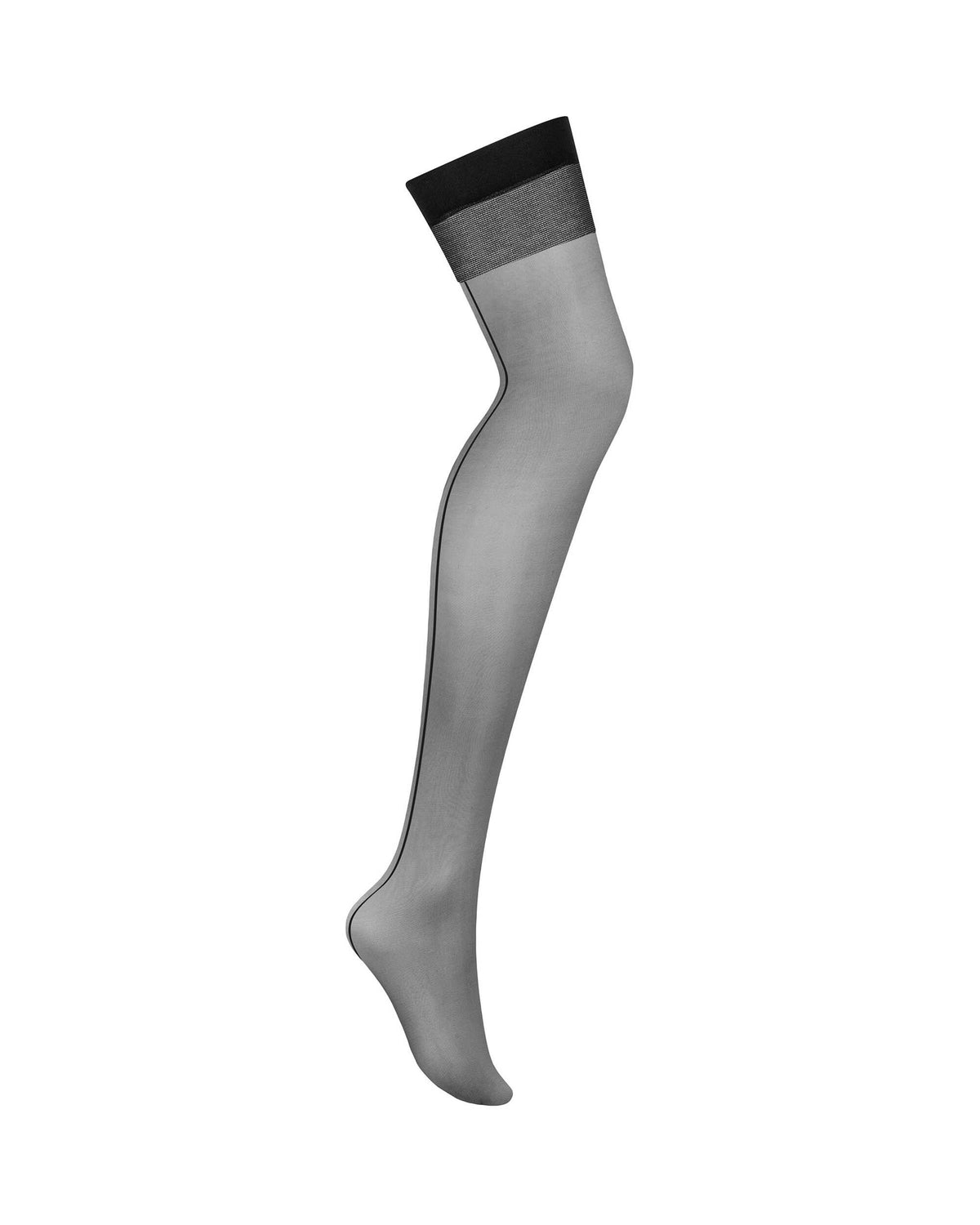 One more view of the black back seam stockings