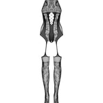 The black botanical bodystocking, seen from a different angle