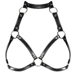 The black cupless harness, shown in an alternate image