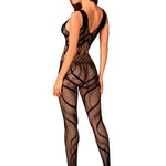 A further look at the black cutout knit bodystocking