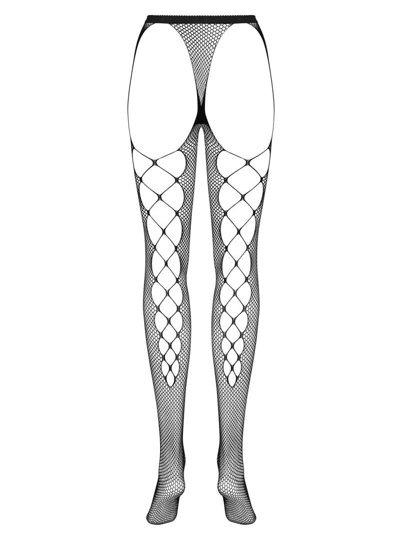 The black knitted tights, seen from a different angle