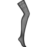 One more view of the black lace insert stockings