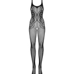 The black sculpting geometric bodystocking, seen from a different angle