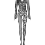 The black snake pattern bodystocking, seen from a different angle