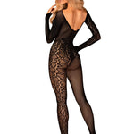 A further look at the black snake pattern bodystocking