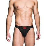 Alternate view of the black men's switch jock