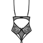 A further look at the Blomentis black crotchless teddy