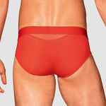 An additional view of the Boldero red men's briefs
