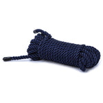 Blue 25 foot soft synthetic bondage rope by Bondage Couture