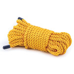 Gold 25 foot soft synthetic bondage rope by Bondage Couture