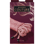 Rose gold 25 foot soft synthetic bondage rope by Bondage Couture