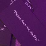 Alternate view of the dirty talking and sexting card deck