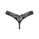 A different perspective on the Donna Dream black lace thong