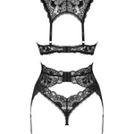 The Donna Dream black three-piece set, seen from a different angle