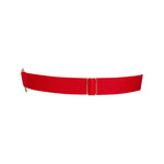 The Elianes red elastic garter, shown in an alternate image