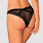An additional view of the Estiqua black lace detail panties