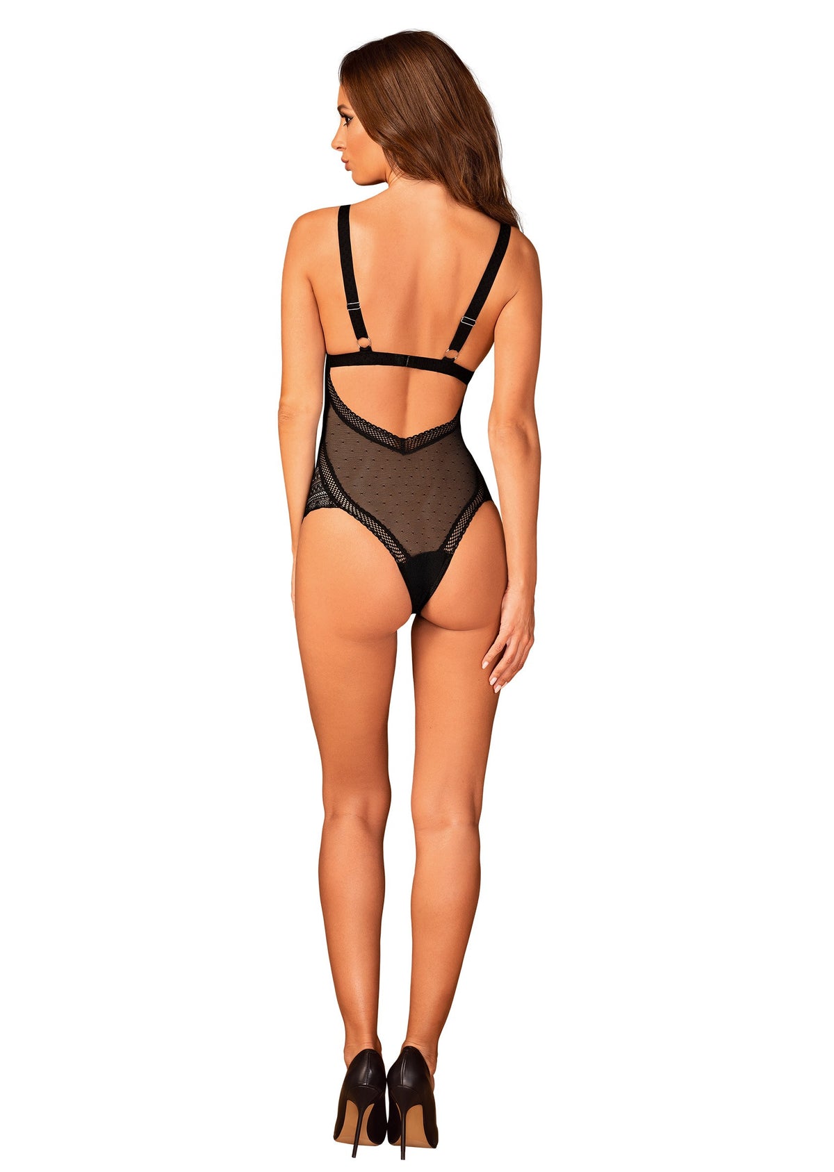 A further look at the Estiqua black lace teddy