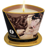 Excitation intoxicating chocolate soy massage candle with natural oils that melt into a warm massage oil