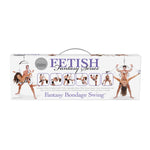 Fetish Fantasy white bondage sex swing with wrist and ankle cuffs by Fetish Fantasy Series