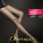 Greta black tights by Fiore