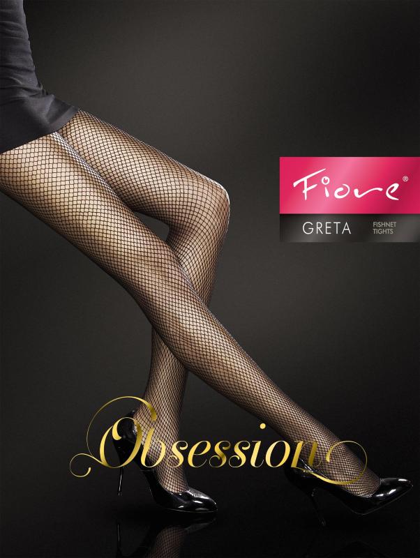 Greta black tights by Fiore