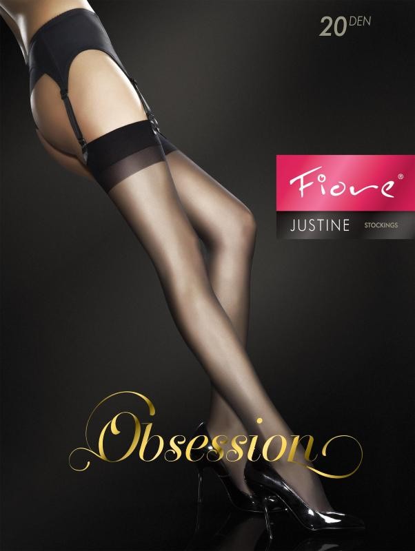 Justine tan stockings by Fiore