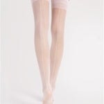 Marlena white stockings by Fiore