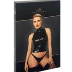 A further look at the Glam black wetlook and vinyl top